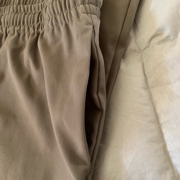 Zara Army Green Cuffed Drawstring Pants - Picture 5 of 11